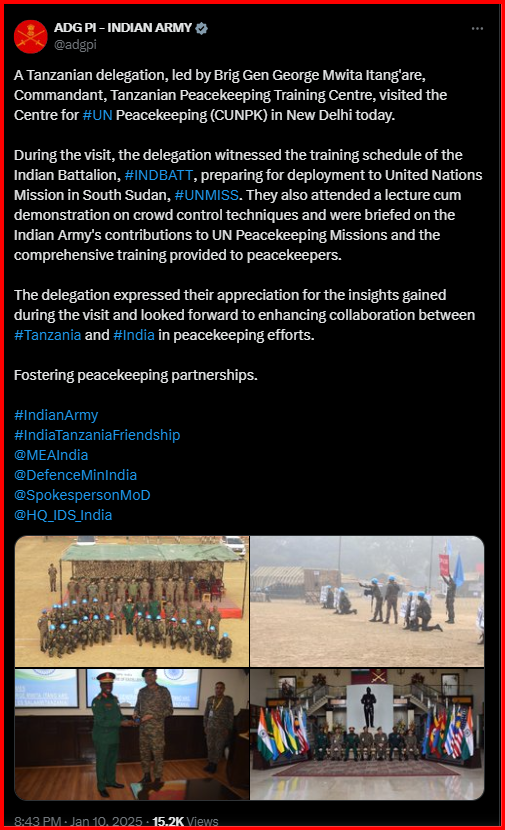 Visit of Delegation from United Republic of Tanzania